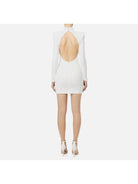 ELISABETTA FRANCHI Abito Donna AB55842E2 360 Avorio - Stilato