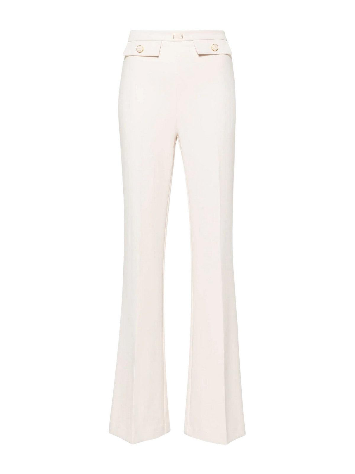 ELISABETTA FRANCHI Pantalone Donna PA02941E2 193 Avorio - Stilato