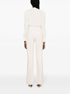 ELISABETTA FRANCHI Pantalone Donna PA02941E2 193 Avorio - Stilato