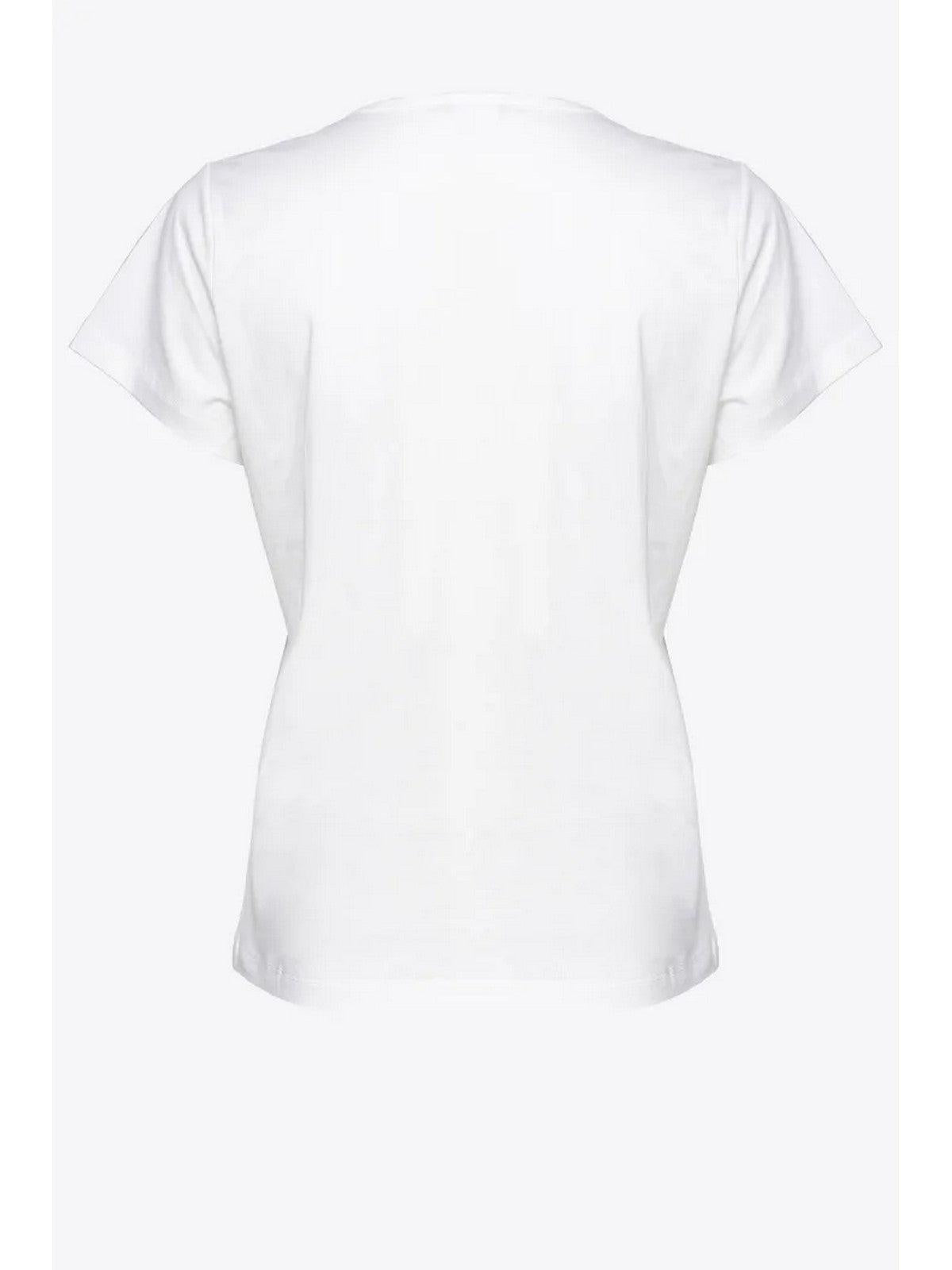 PINKO T-Shirt e Polo Donna Turbato 100372-A1R7 Z15 Bianco - Stilato