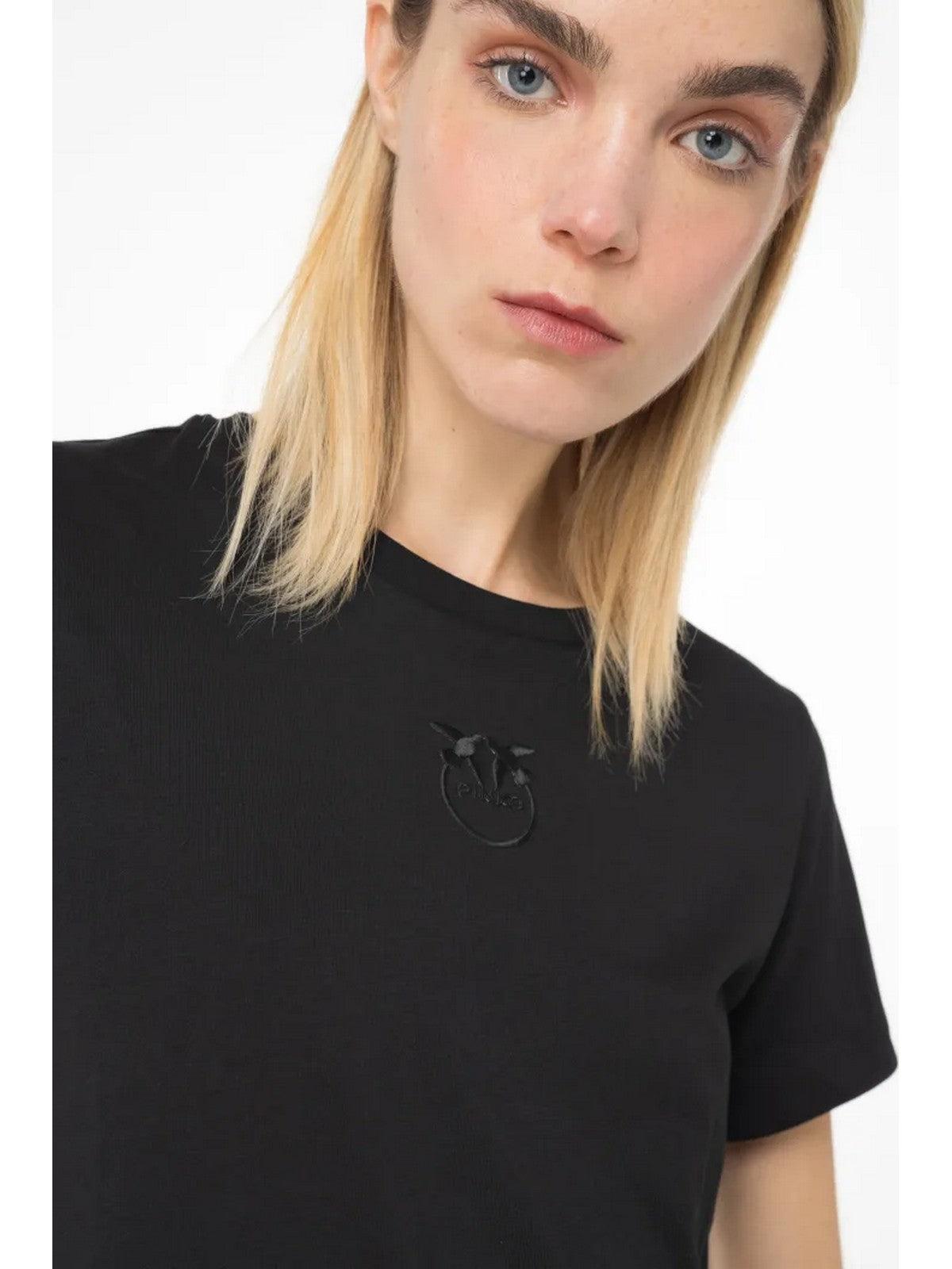 PINKO T-Shirt e Polo Donna Basico 100373-A1N8 Z99 Nero - Stilato