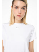 PINKO T-Shirt e Polo Donna 100373-A1N8 Z04 Bianco - Stilato