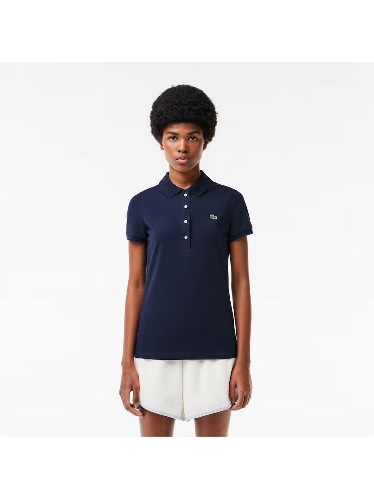 LACOSTE T-Shirt e Polo Donna DF3443 166 Blu - Stilato