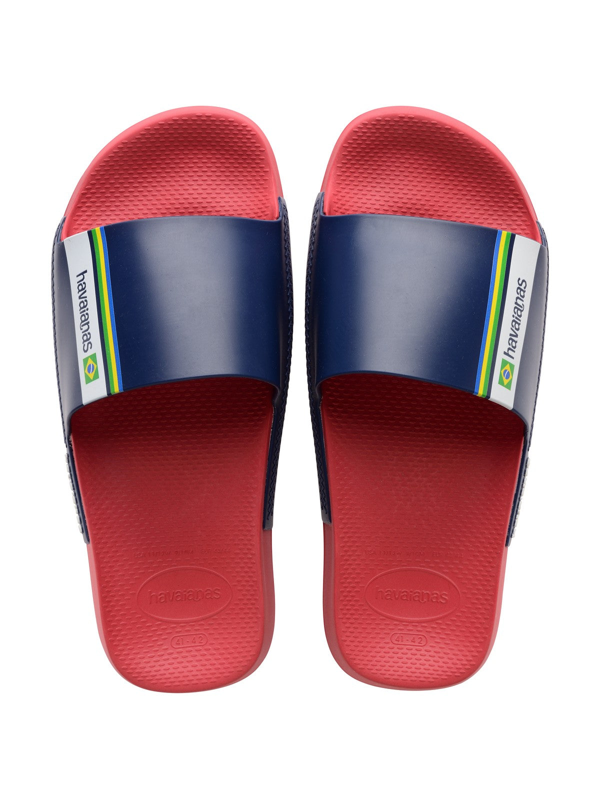 HAVAIANAS Ciabatta Unisex adulto Hav. Slide Brasil 4147319.1440 Rosso - Stilato