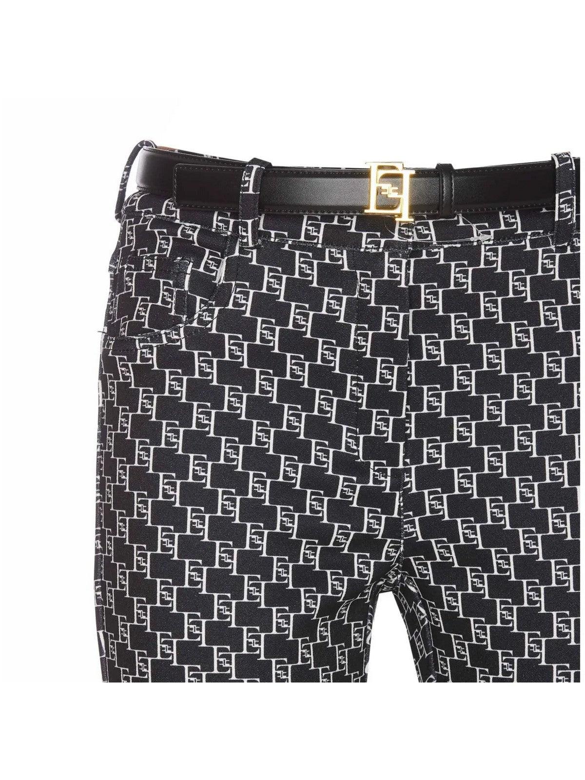 ELISABETTA FRANCHI Pantalone Donna PA02041E2 685 Nero - Stilato