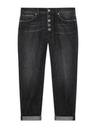 DONDUP Jeans Donna Koons gioiello DP268B DF0276D HA7 999 Nero - Stilato