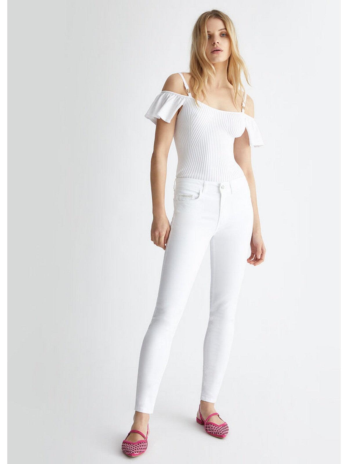 LIU JO BLUE DENIM Pantalone Donna UA4013T3546 11111 Bianco - Stilato