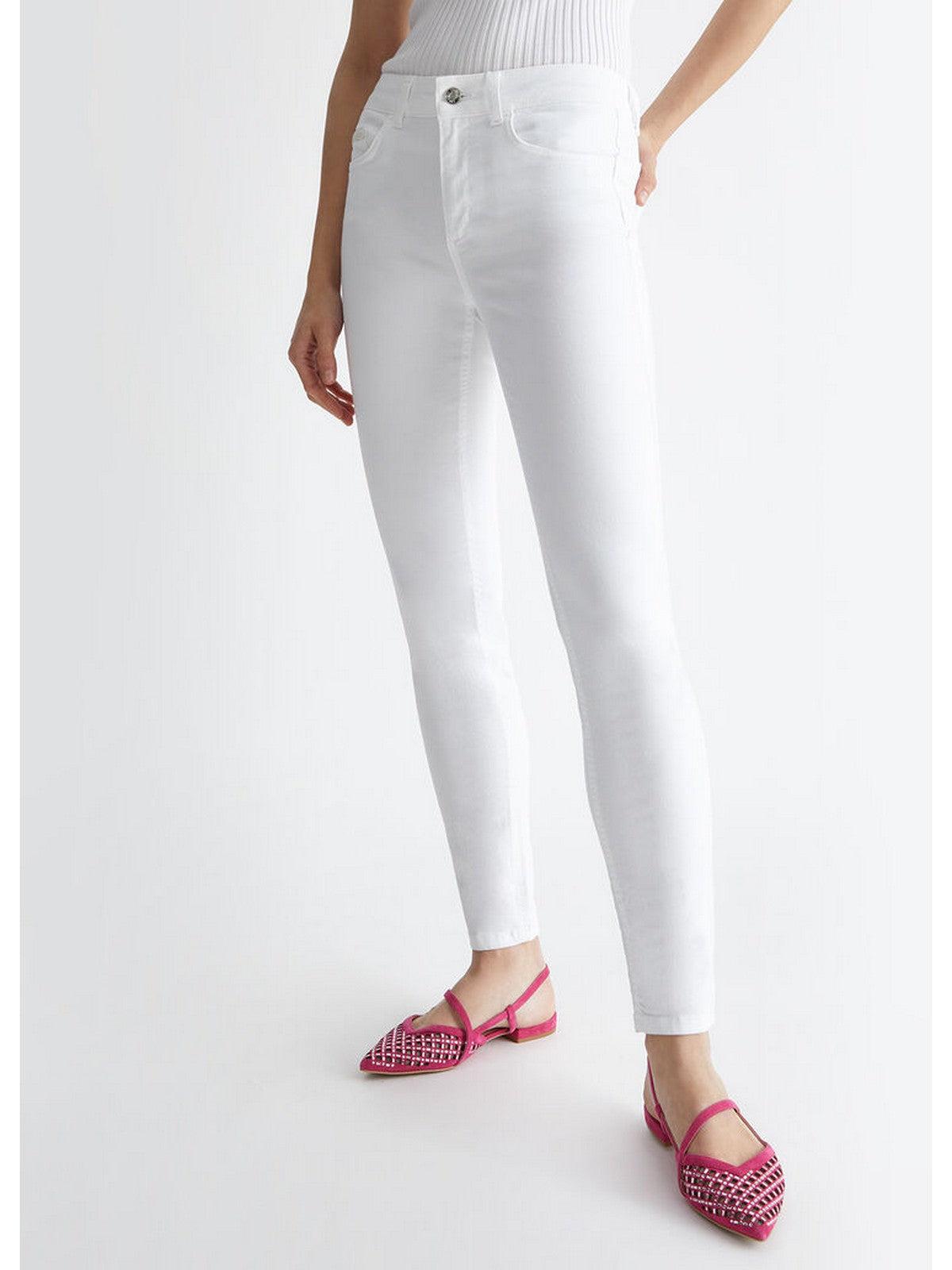LIU JO BLUE DENIM Pantalone Donna UA4013T3546 11111 Bianco - Stilato