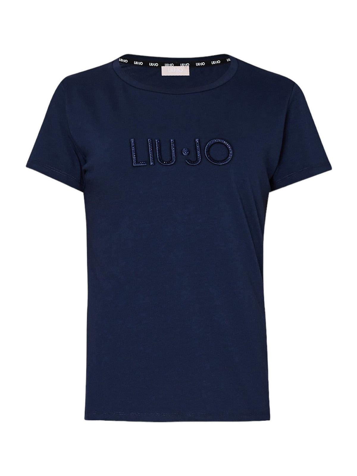 LIU JO SPORT T-Shirt e Polo Donna TA4136JS003 N9157 Blu - Stilato