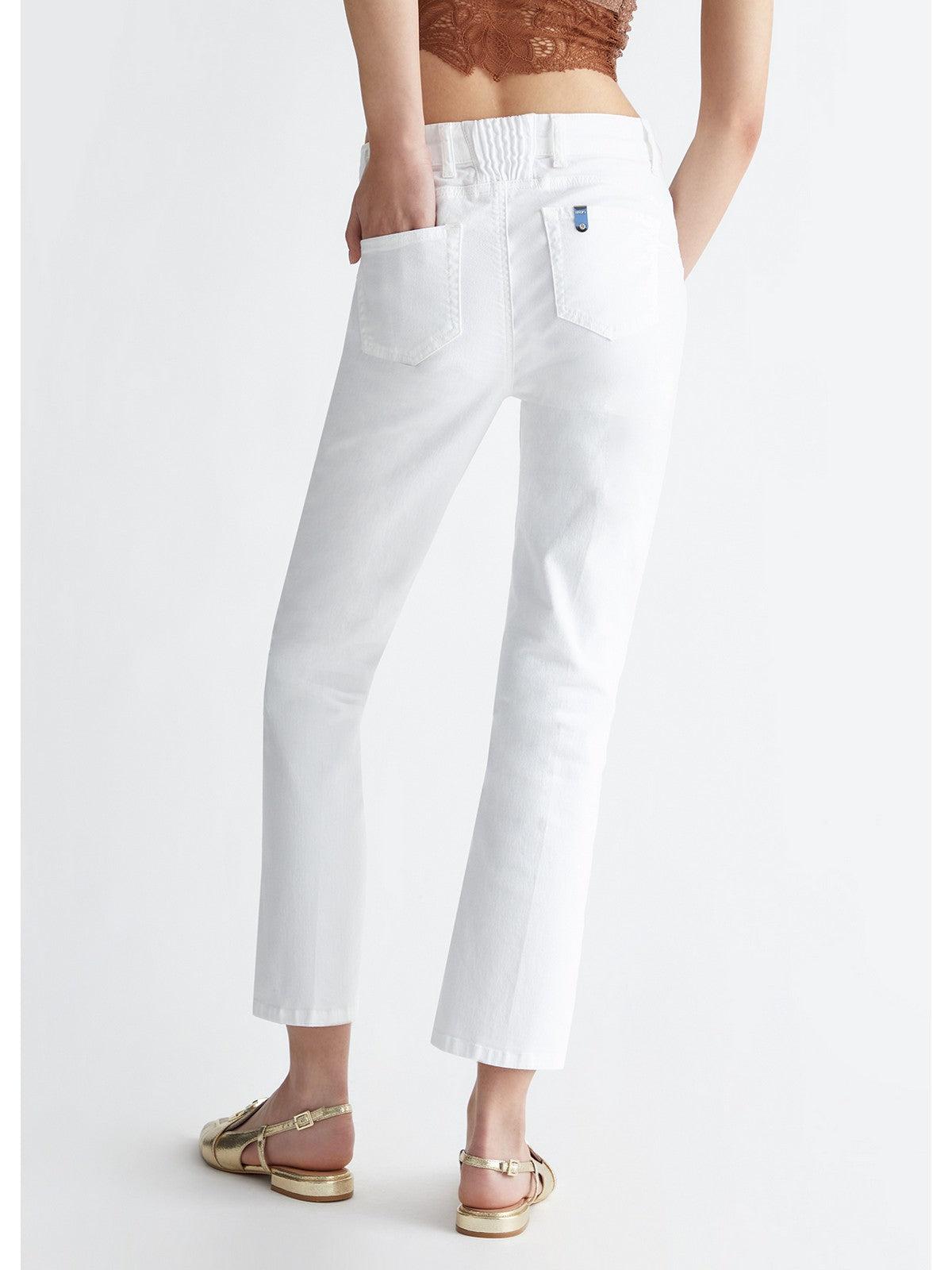 LIU JO BLUE DENIM Pantalone Donna UA4072TS047 11111 Bianco - Stilato