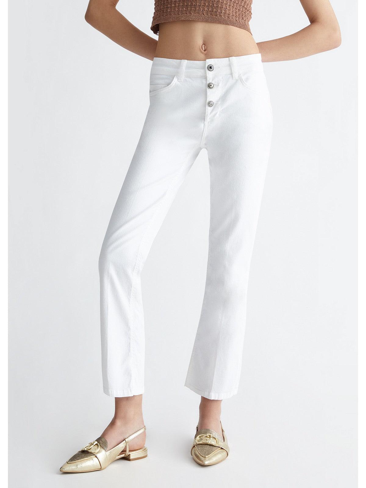 LIU JO BLUE DENIM Pantalone Donna UA4072TS047 11111 Bianco - Stilato