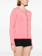 LIU JO WHITE Cardigan Donna MA4076MS49I 71736 Rosa - Stilato