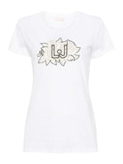 LIU JO WHITE T-Shirt e Polo Donna MA4333J5904 N9306 Bianco - Stilato