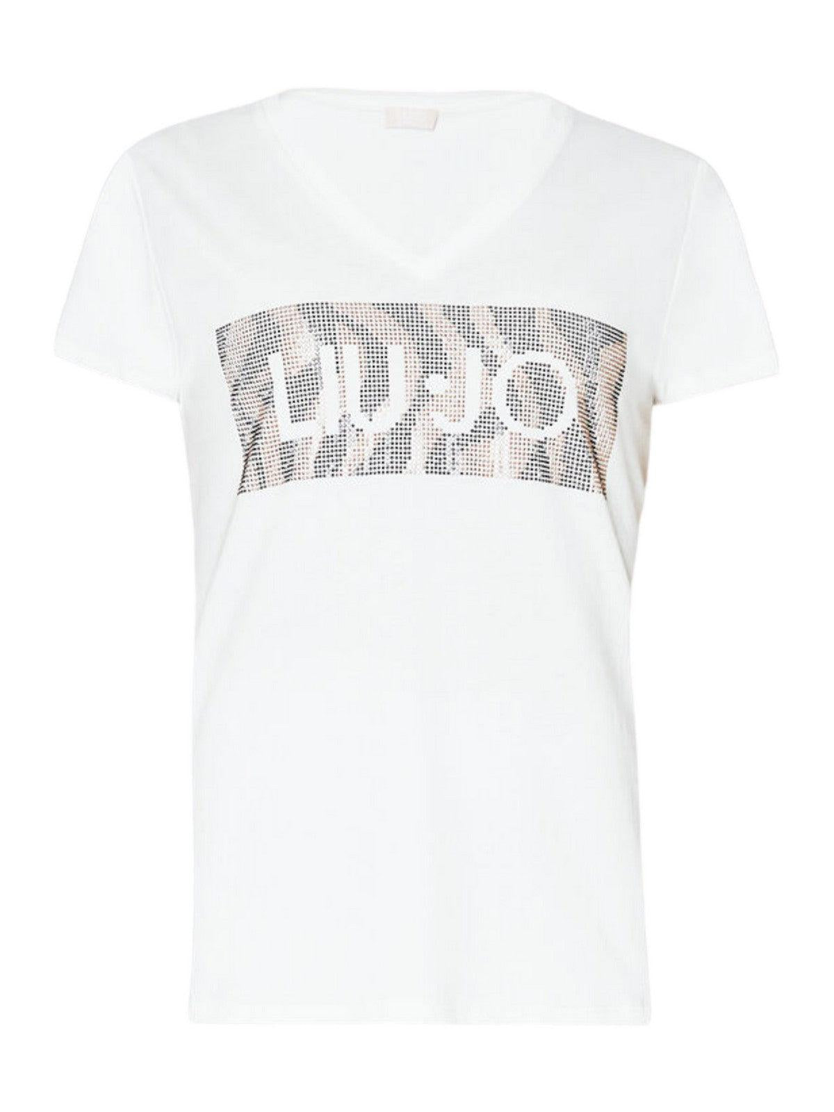 LIU JO WHITE T-Shirt e Polo Donna WA4019JS923 Q9994 Bianco - Stilato