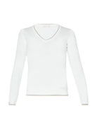 LIU JO WHITE Maglia Donna MA4073MS49I 11111 Bianco - Stilato