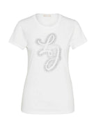 LIU JO WHITE T-Shirt e Polo Donna WA4051JS923 Q9979 Bianco - Stilato