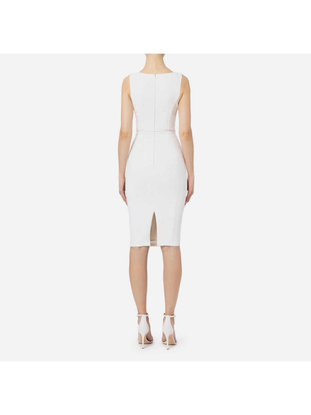 ELISABETTA FRANCHI Abito Donna AB60742E2 360 Avorio - Stilato