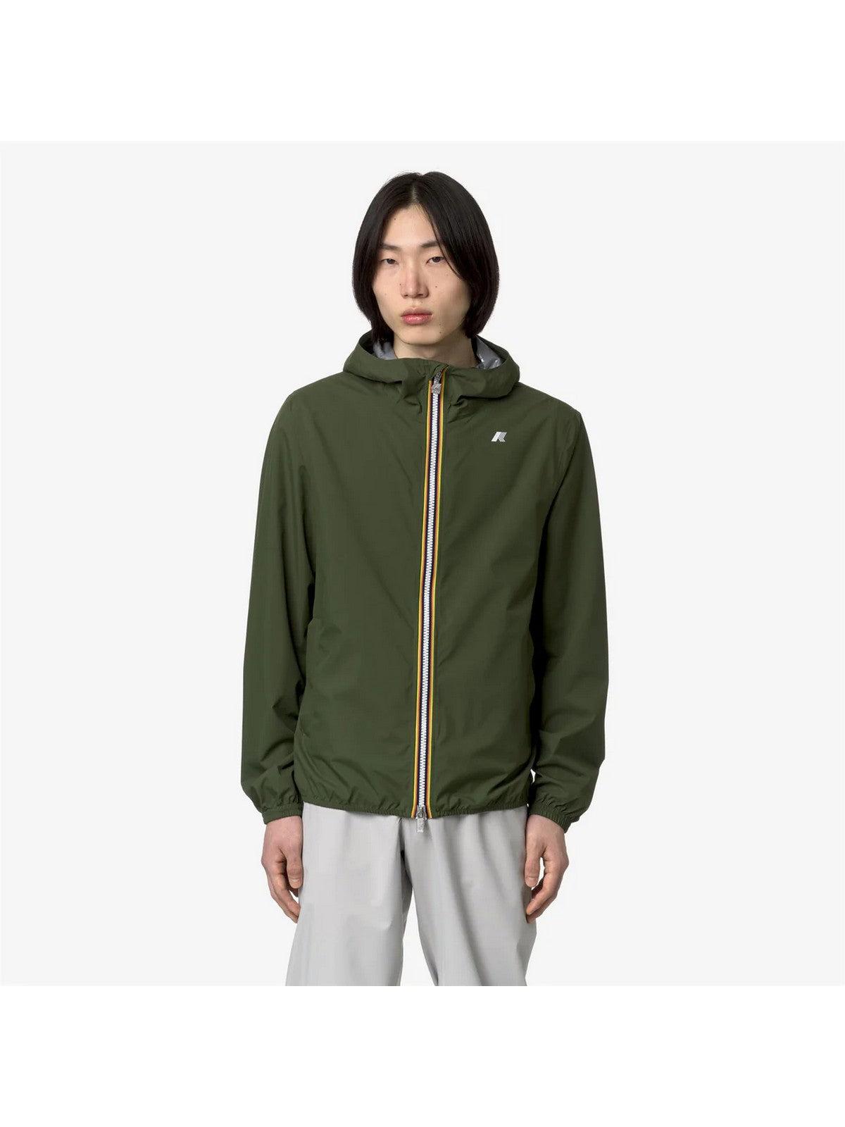 K-WAY Giubbino Uomo Jack Eco Stretch Dot K5127QW H11 Verde - Stilato