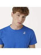 K-WAY T-Shirt e Polo Uomo Le vrai edouard K007JE0 063 Blu - Stilato