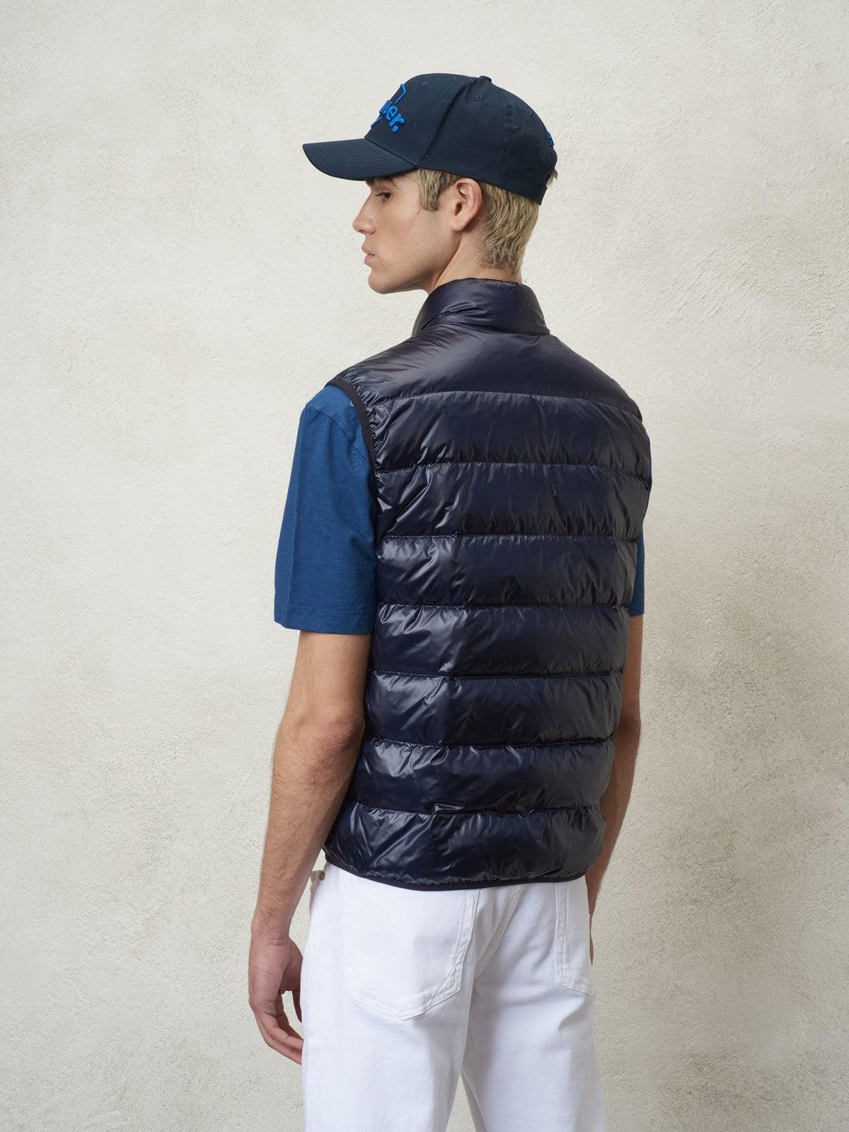 BLAUER Gilet Uomo 24SBLUX03054 006719 888 Blu - Stilato