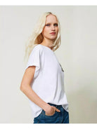 TWINSET T-Shirt e Polo Donna 241TP2211 00001 Bianco - Stilato