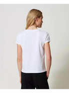 TWINSET T-Shirt e Polo Donna 241TP2702 00001 Bianco - Stilato