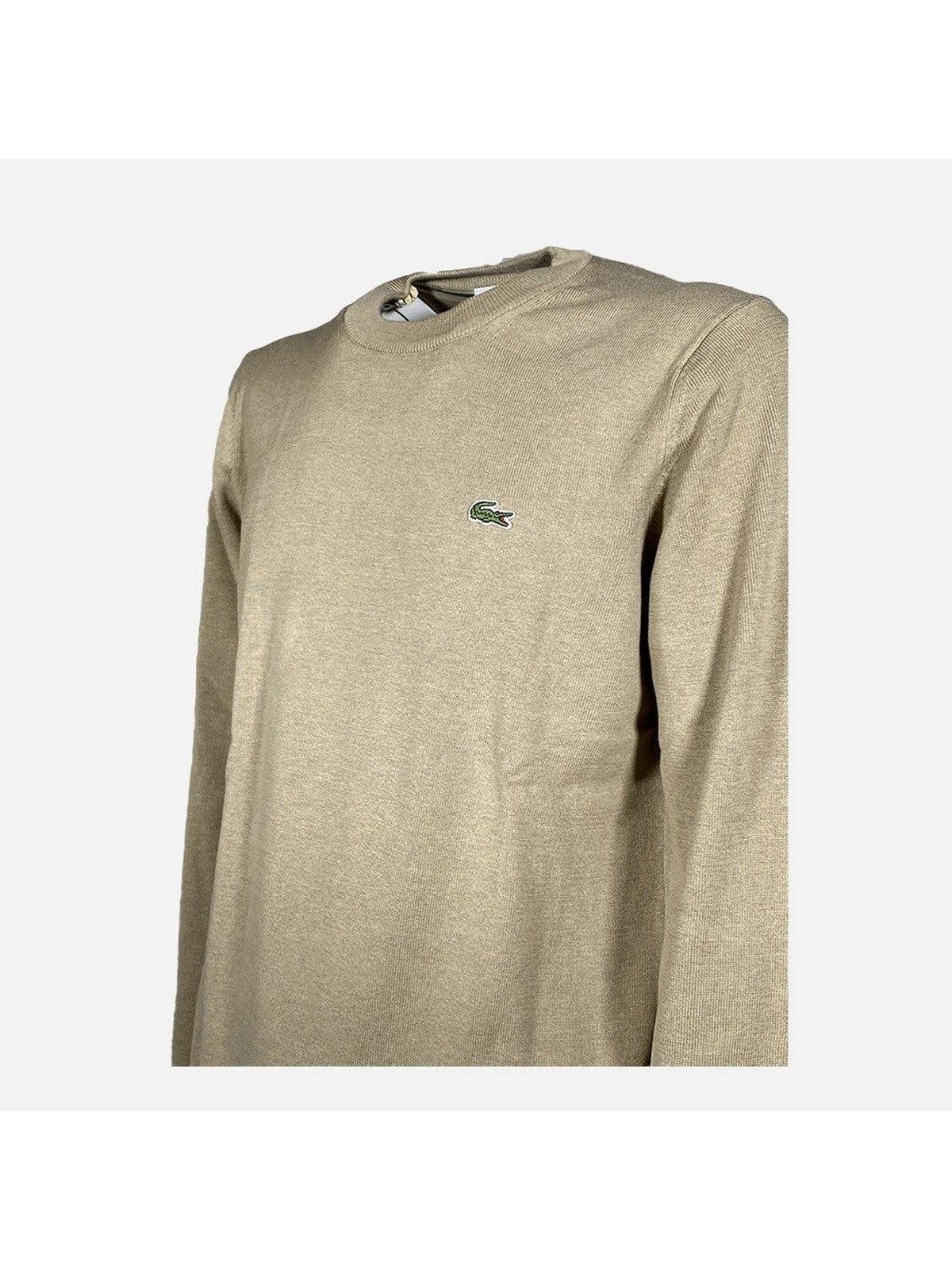 LACOSTE Maglia Uomo AH0128 CB8 Beige - Stilato