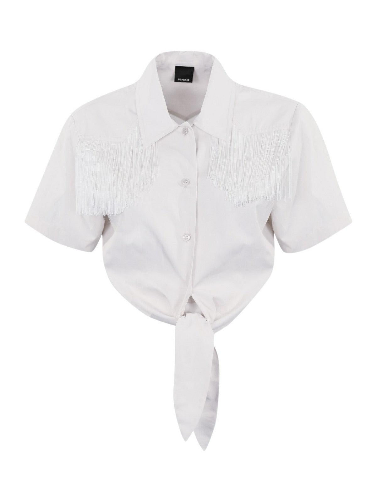 PINKO Camicia Donna 103623-A1X8 Z04 Bianco - Stilato