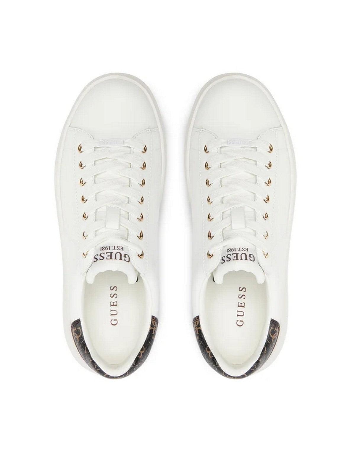 GUESS Sneaker Donna Elbina FLJELB FAL12 WHBRO Bianco - Stilato