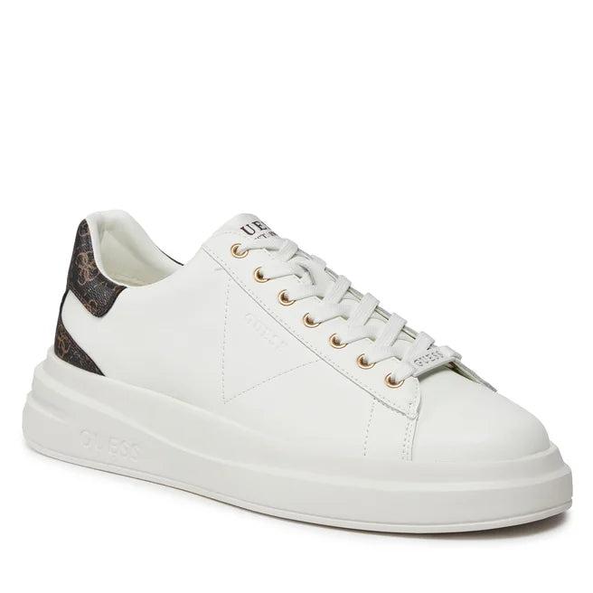 GUESS Sneaker Donna Elbina FLPVIB LEA12 WBROC Bianco - Stilato