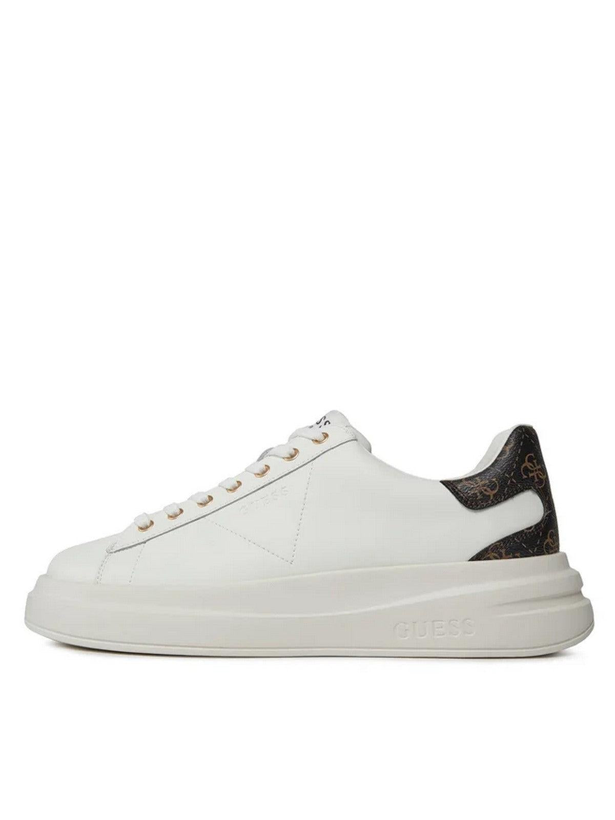 GUESS Sneaker Donna Elbina FLPVIB LEA12 WBROC Bianco - Stilato