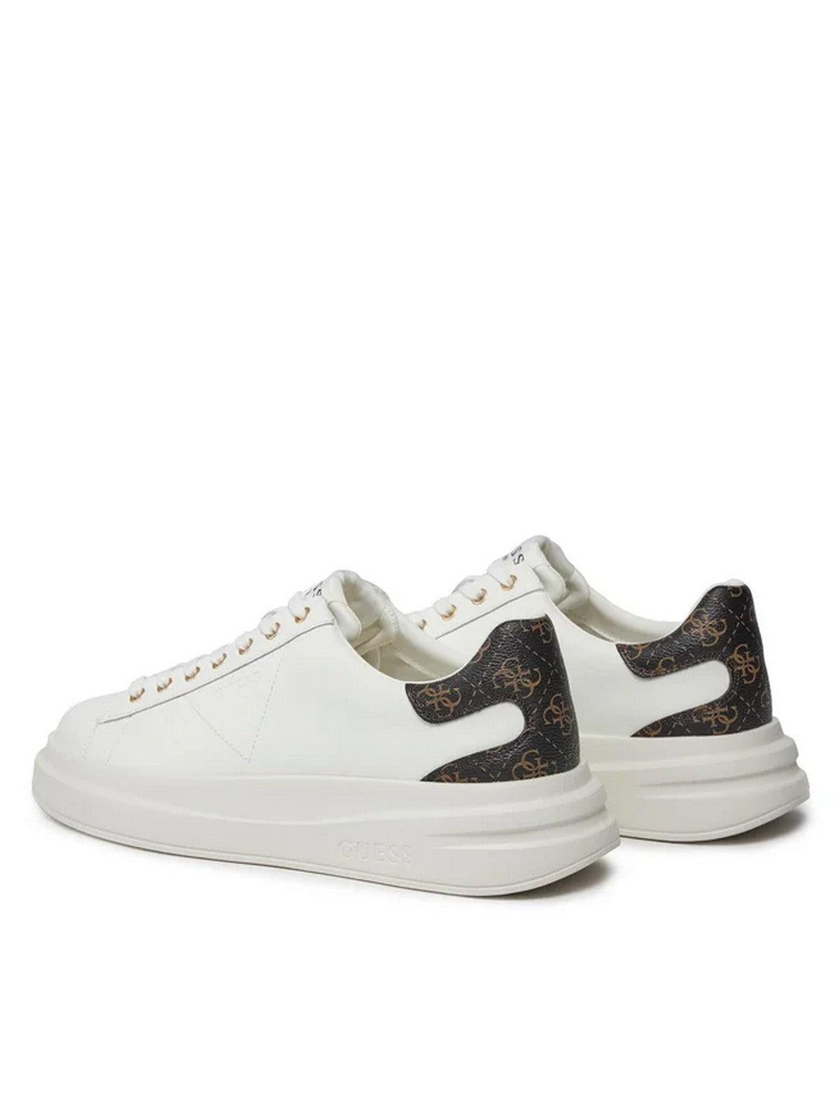 GUESS Sneaker Donna Elbina FLPVIB LEA12 WBROC Bianco - Stilato