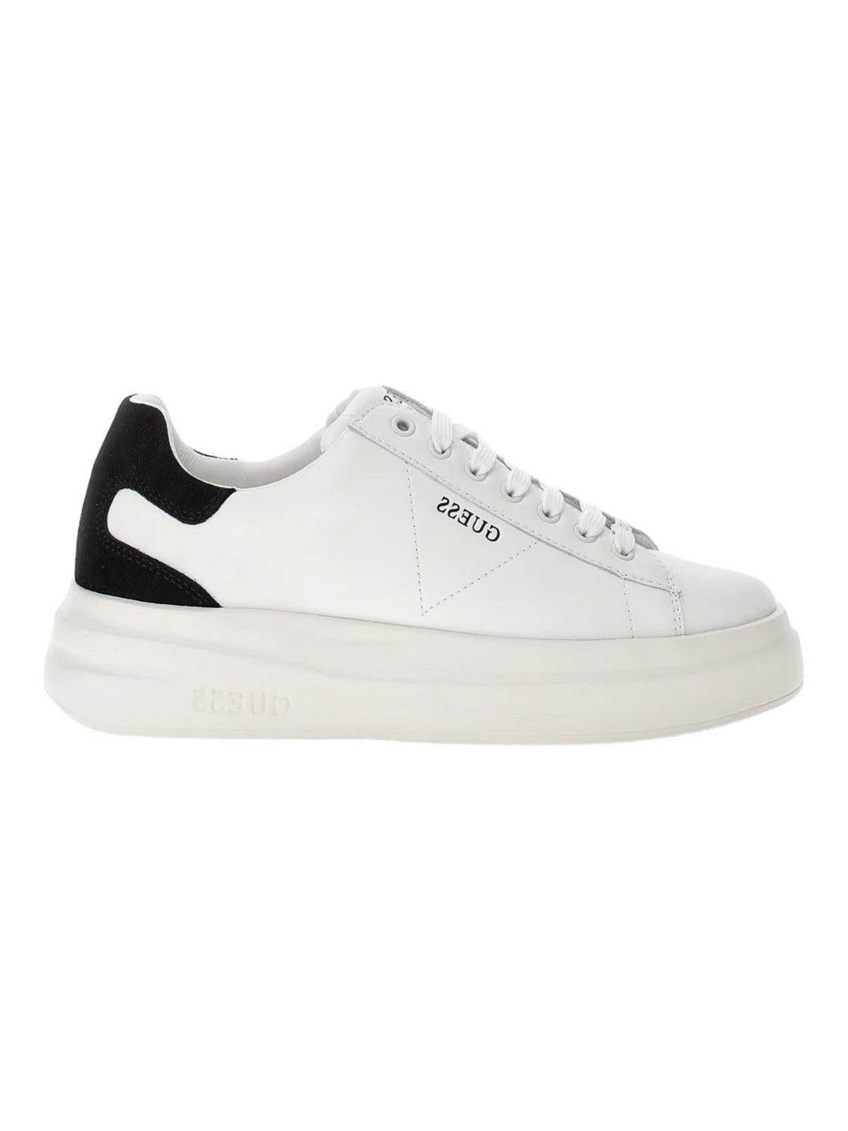 GUESS Sneaker Donna Elbina FLJELB LEA12 WHBLK Bianco - Stilato