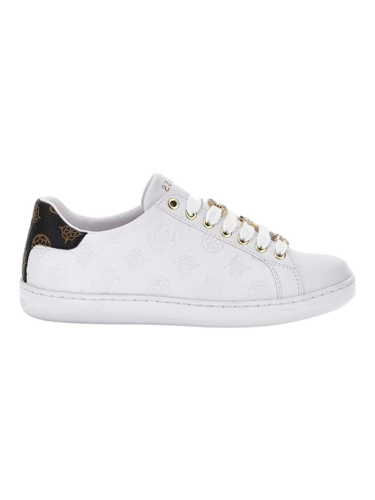 GUESS Sneaker Donna Rosenna FLJROS ELE12 WHIBR Bianco - Stilato