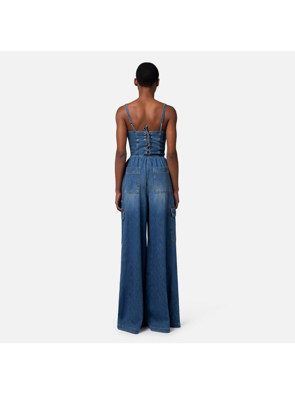 ELISABETTA FRANCHI Tuta Donna TJ29D41E2 104 Blu - Stilato
