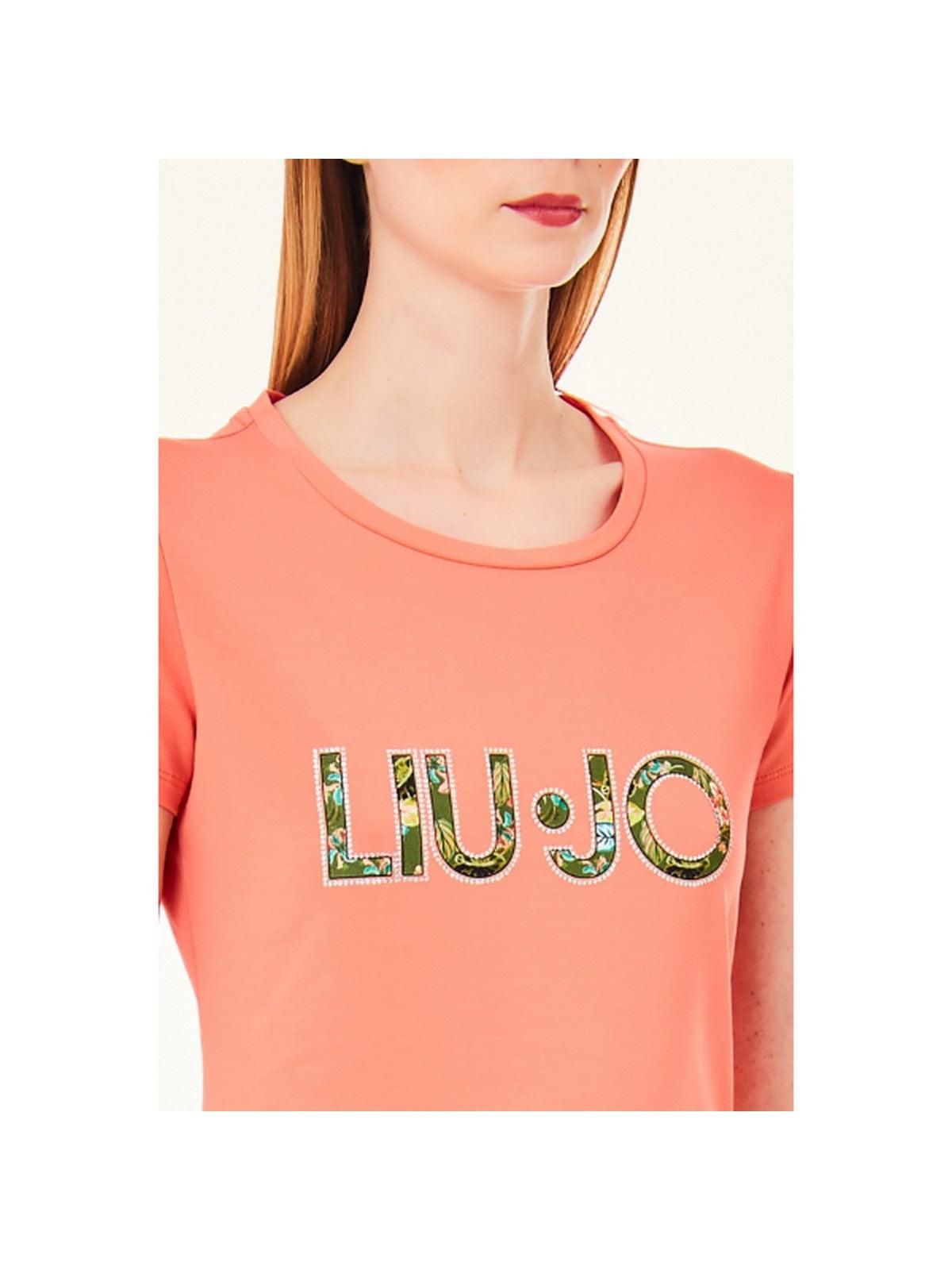 LIU JO BEACHWEAR T-Shirt e Polo Donna VA4105JS003 N9260 Rosso - Stilato