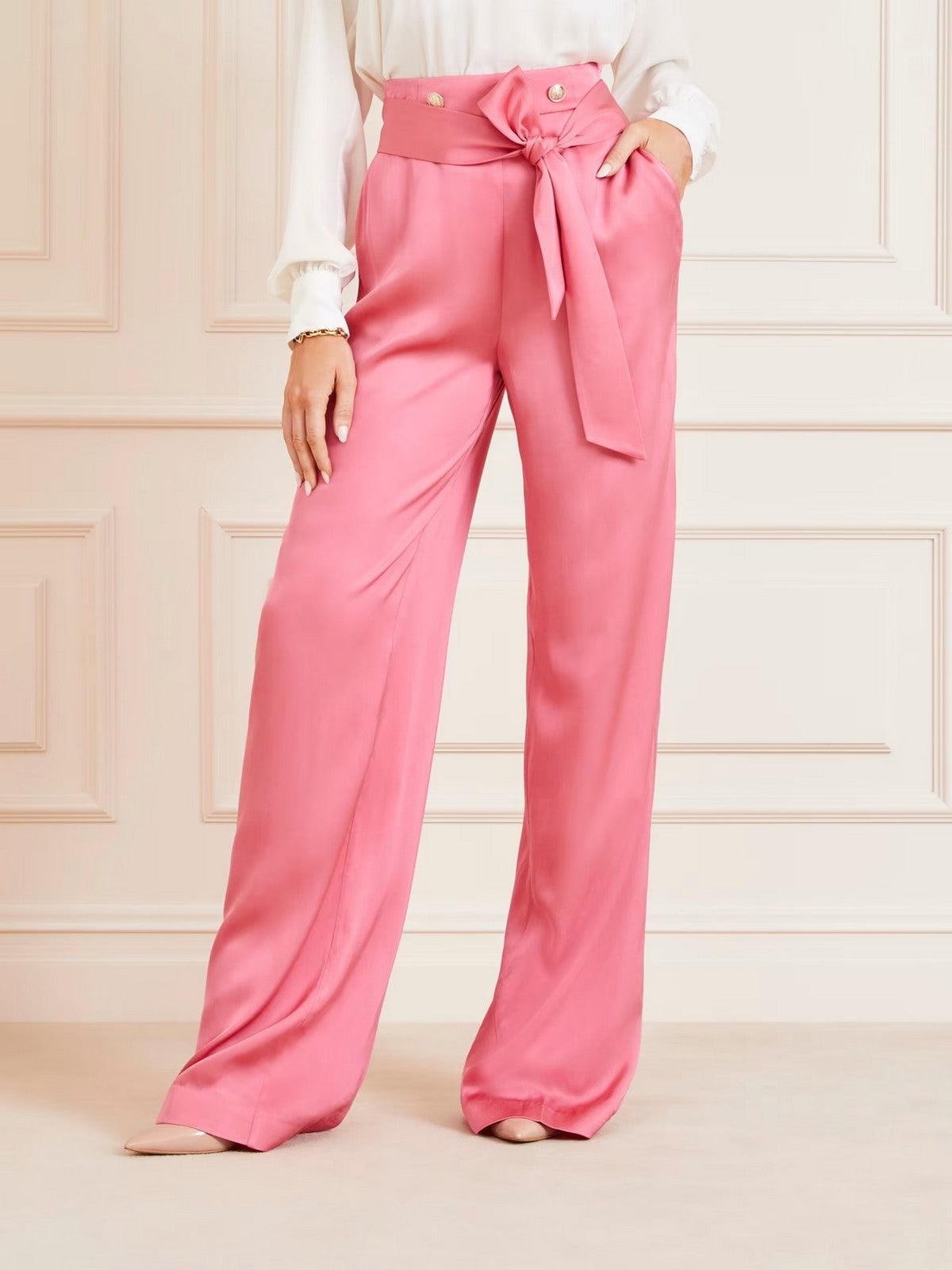 MARCIANO Pantalone Donna ANASTASIA PANT 4RGB03 9999Z G65P Rosa - Stilato