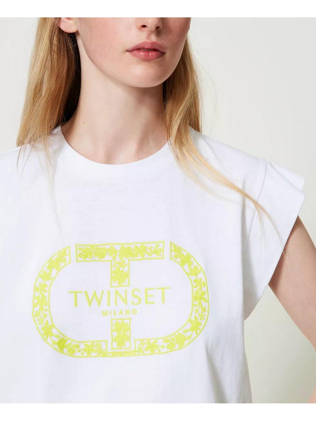 TWINSET T-Shirt e Polo Donna 241TP2213 11466 Bianco - Stilato