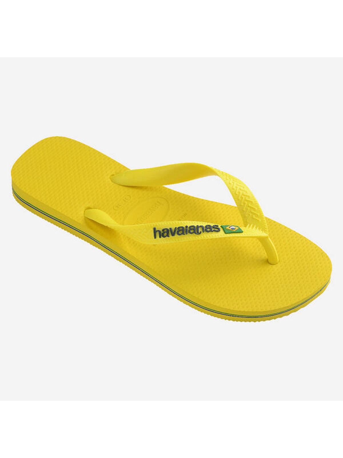 HAVAIANAS Infradito Unisex adulto Hav. Brasil Logo Neon 4149370.8809 Giallo - Stilato