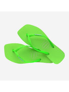 HAVAIANAS Infradito Donna Hav. Square Glitter Neon 4148927.7179 Verde - Stilato