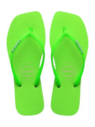 HAVAIANAS Infradito Donna Hav. Square Glitter Neon 4148927.7179 Verde - Stilato