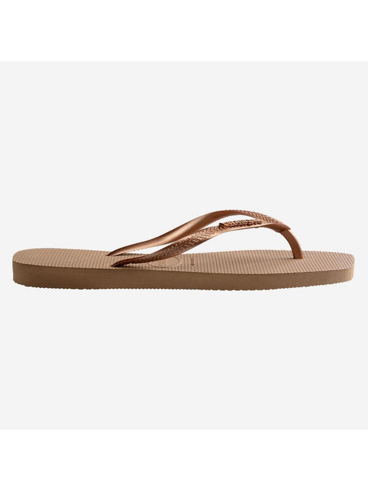 HAVAIANAS Infradito Donna Hav. square logo metallic 4148257.5282 Rosa - Stilato