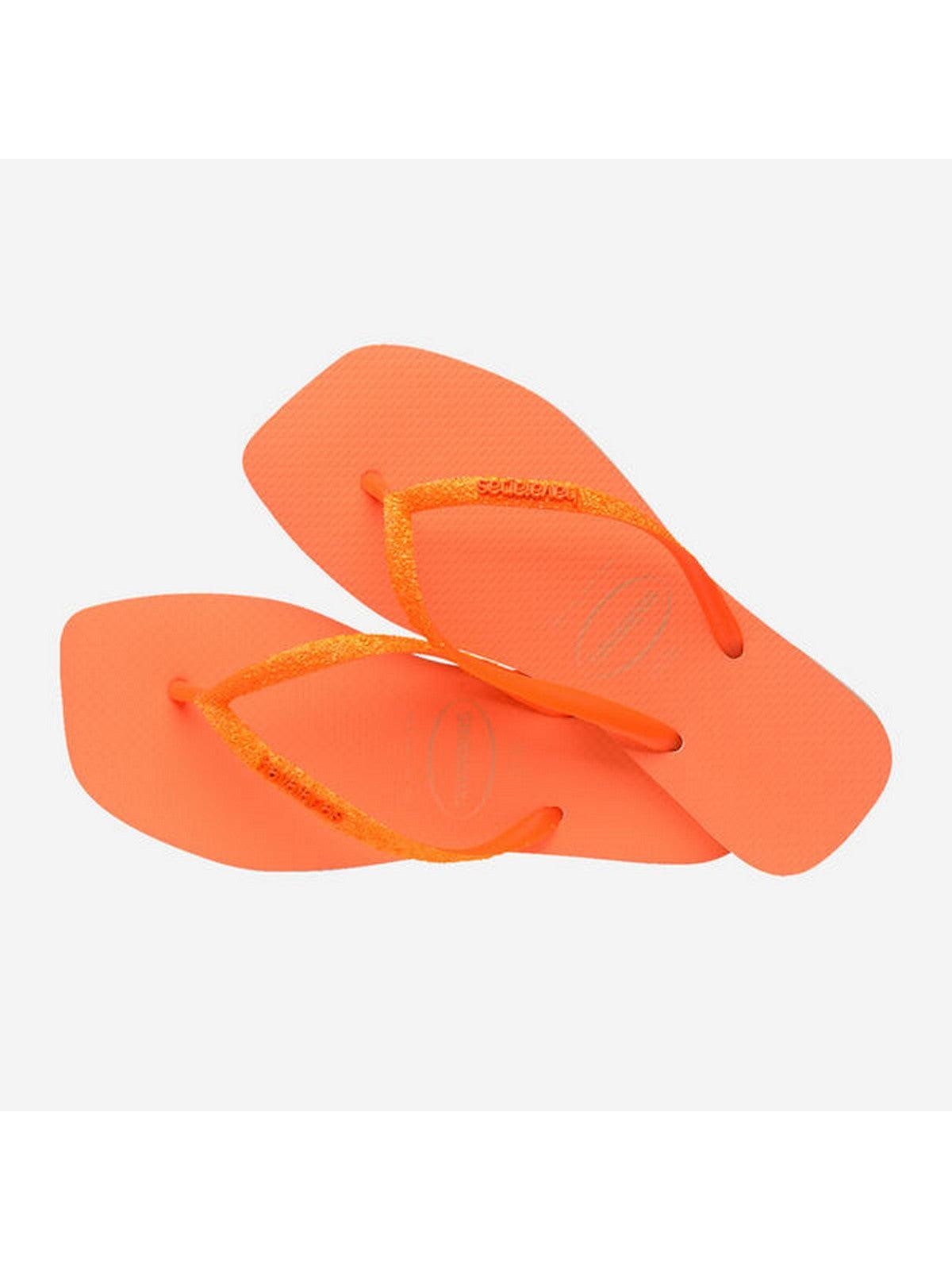 HAVAIANAS Infradito Donna Hav. Square Glitter Neon 4148927.9897 Arancione - Stilato