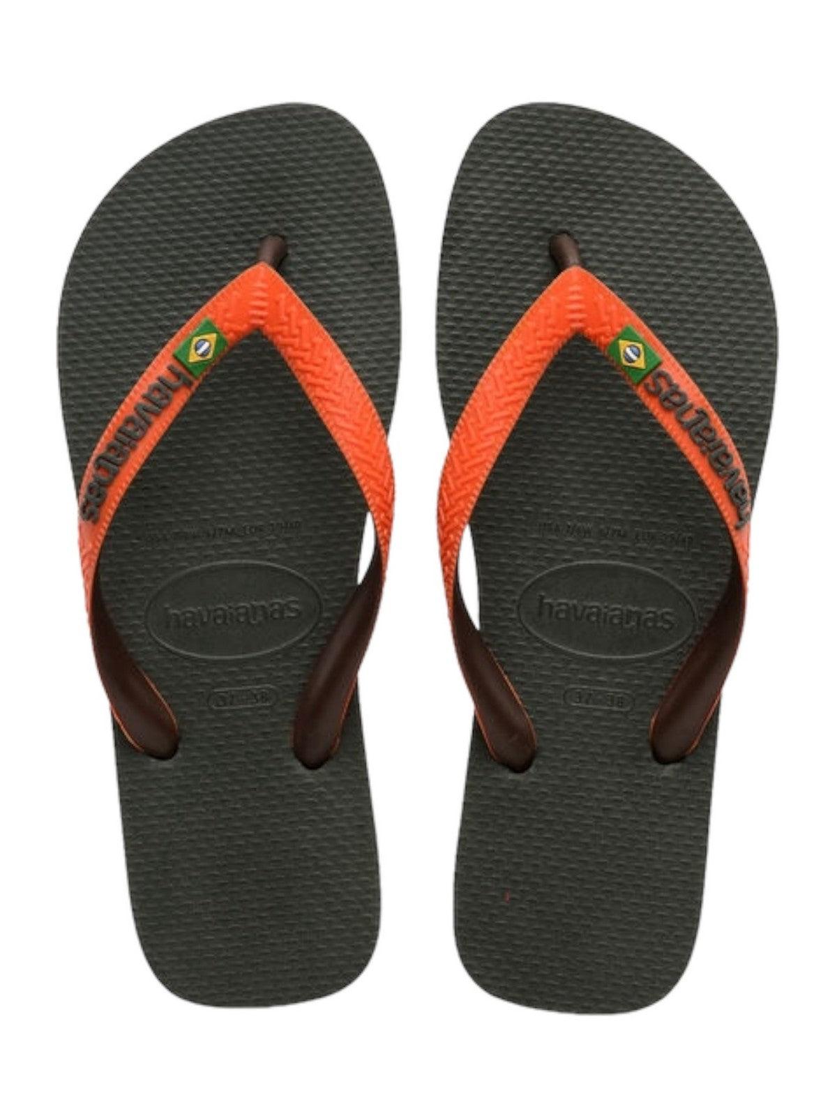 HAVAIANAS Infradito Unisex adulto Hav. Brasil mix 4123206.7074 Verde - Stilato