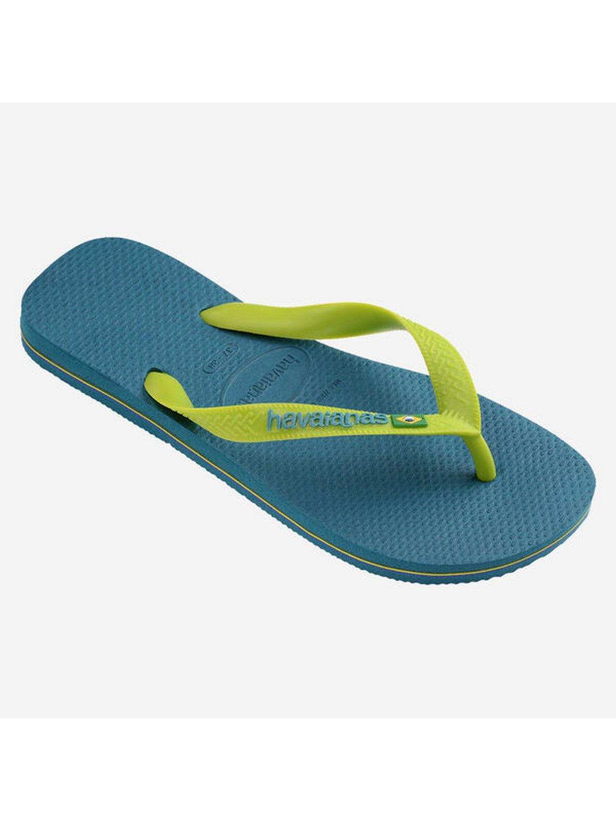 HAVAIANAS Infradito Unisex adulto Hav. Brasil logo 4110850.4974 Blu - Stilato