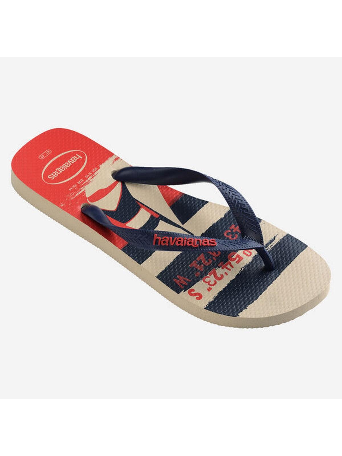 HAVAIANAS Infradito Uomo Hav. Top Nautical 4137126.6121 Beige - Stilato