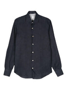 ELEVENTY Camicia Uomo I75CAMH11 TES0I165 11 Blu - Stilato