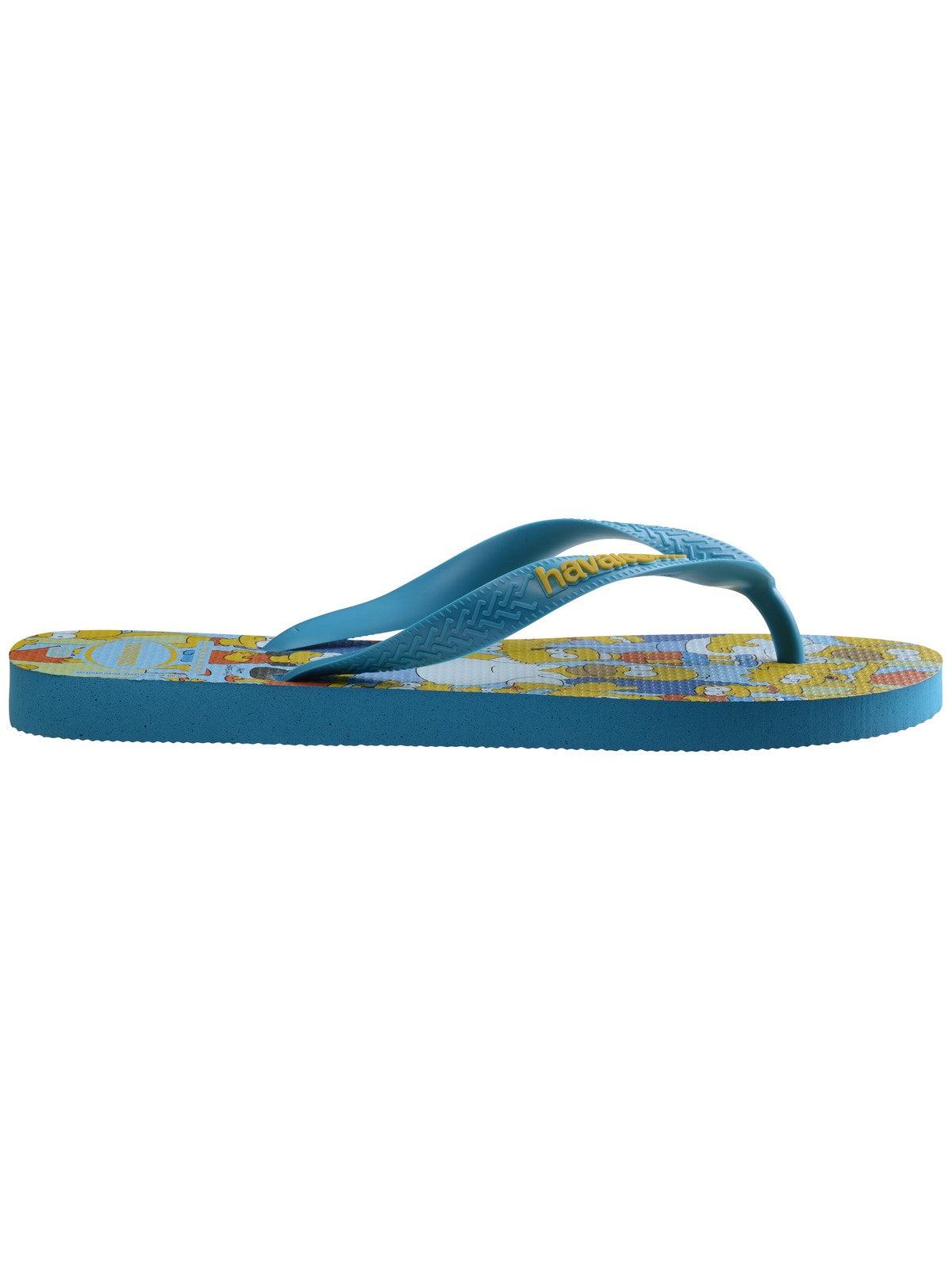 HAVAIANAS Infradito Unisex adulto Hav. Simpsons 4137889.0212 Turchese - Stilato