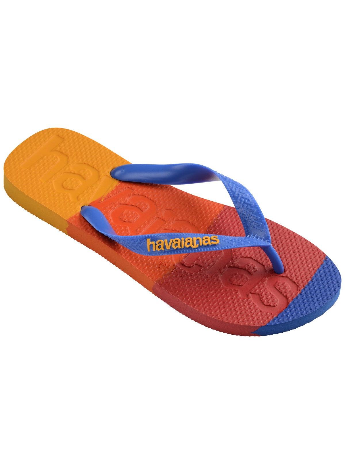 HAVAIANAS Infradito Uomo Hav. Top logomania colors II 4147526.3847 Blu - Stilato