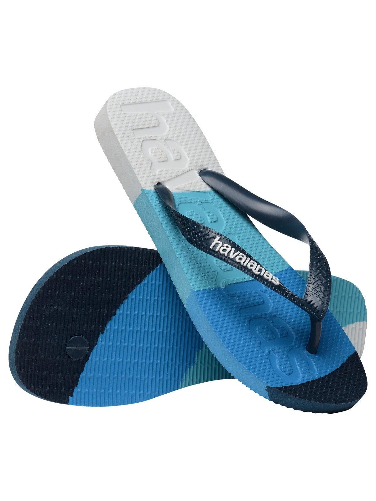 HAVAIANAS Infradito Uomo Hav. Top logomania colors II 4147526.5558 Blu - Stilato